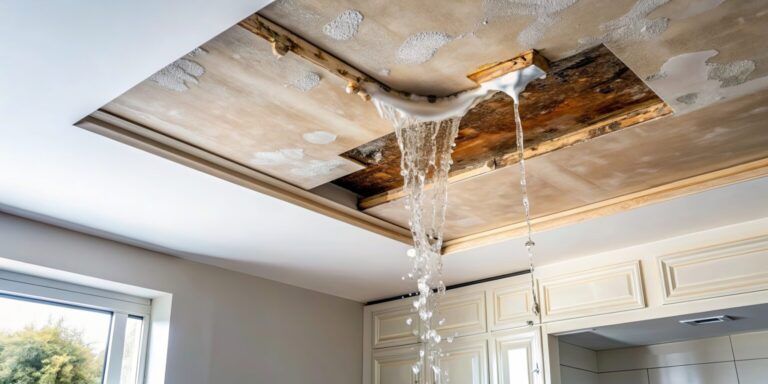 Emergency ceiling water leak damage restoration in home by Paul Davis Restoration of Tri-County, MD